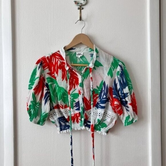 Place Nationale Saint Georges Top & Carcans Tropical Pant Set - Picture 5 of 13